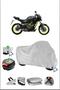 Yamaha Mt-07 Abs Rear Bag Lock Compatible Waterproof Motorcycle Tarpaulin-Gray