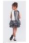 Sequined Bow Detail Girls' Party Dress - 3