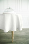 100% Natural Cotton Linen Classic Round Table Cloth