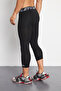 Men's Black Fitness Pro Sports Training 3/4 Leggings