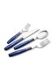 Lucas 6-Person 24-Piece Fork Spoon Knife Set Blue - 2