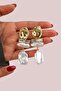 Natural Looking Pearl Dangle Earrings Modern Style Pearl Earrings - 7