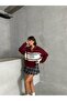 1996 Printed Sweatshirt with Zipper Detail