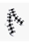 Plaid Patterned Socks - 2