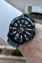 Case Black Numerals White Color Men's Wrist Watch - 4