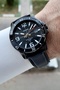 Case Black Numerals White Color Men's Wrist Watch - 2