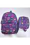 Feeding 3 Compartment Primary School Bag with Cat