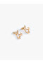 Stone Detailed Butterfly Earrings - 2