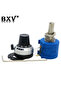 10K Ohm 1Set 3590S Precision Multiturn New (1PCS Potentiometer 10 Ring Adjustable Resistor+1PCS Turn - 3