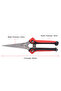 RDDSPON Pruning Shear Branch Scissors Stainless Steel Non-Slip Handle Sharp Garden Fruit Tree Pru... - 4