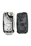 3 Buttons KEYYOU Flip Remote Folding Key Shell Case For VW VOLKSWAGEN Tiguan Golf Sagitar Polo MK6 - 5