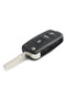 3 Buttons KEYYOU Flip Remote Folding Key Shell Case For VW VOLKSWAGEN Tiguan Golf Sagitar Polo MK6 - 2
