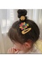 Girl's and Baby Girl's Yellow Snap Clip Set with Snap Fasteners, 14 Pieces - 2