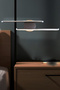 تصميم آسيوي حديث بني - حمام بإضاءة LED نهارية - مطبخ - غرفة معيشة بجدار LED مكون من قطعتين - 2