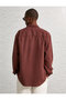 Linen Blend Basic Shirt - 4
