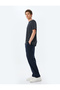 Kt - Crew Neck Cotton Blended Short Sleeve Stripe T-Shirt - 2