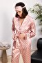 Satin Women's Pajama Set - 1320 Brandy - 2
