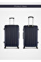 Lightweight Travel Luggage Trolley Set 3 Pcs ABS -NAVY - 2