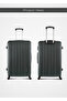 Lightweight Travel Luggage Trolley Set 3 Pcs ABS -ARMY GREEN - 2