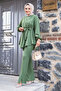 Hijab Suit with V-Cross Trousers - 3