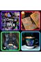 100 PCS/PACK Transparent Butterfly Laser Stickers Holographic Stickers PET Creative Retro Sticker... - 4