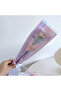 10pcs Single Rose Sleeves Flower Wrapping Bag Bouquet Packaging Bags Clear Cellophane Floral Wrap... - 4