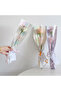 10pcs Single Rose Sleeves Flower Wrapping Bag Bouquet Packaging Bags Clear Cellophane Floral Wrap... - 6