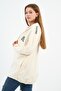 Hooded Shoulder Detailed Long Cardigan (B22-30305) - 8