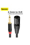 3m XLR to 6.5mm Audio Cable Microphone Balanced Analog Audio Cord XLR Male to 6.5 Jack for Computer