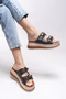 Lischaris Women's Slippers 0012321 Brown - 3