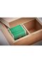 Tea Box Made with Premium Quality Bamboo Material – 4 Compartment Organizer with Glass Lid - 6