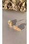 Orange Angel Shaped - 3cm Epoxy Earrings with Gold Accessories - Gift Handmade - 2