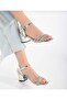 Stoned Shiny Stylish Day and Night Wearable Comfortable Shoes - 4