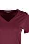 Koyu Vişne %100 Pamuk Basic V Yaka  Örme T-Shirt TWOSS23TS00001 - 6