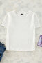 Ecru Girl's Knitted T-Shirt Tkdss25Ts00020 - 3