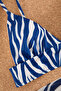 Zebra Desenli Üçgen Kaplı Bikini Üstü TBESS21BU0343 - 6