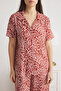 Multicolor Animal Shally Woven Pajamas Set Thmss25Pt00030 - 3