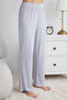 Blue Star Print Pocket Detailed Knitted Pajamas Set Thmss25Pt00123 - 4
