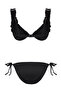 Black Triangle Contrast Color Bias Biyeli Regular Pretty Bikini Set Tbess25Bt00039 - 6