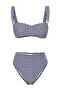 Pötikare Desenli Bralette Dokulu Regular Pretty Bikini Takımı TBESS25BT00036 - 6