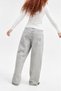 Vintage Gray Striped Baggy Boyfriend Shalwar Jeans (Suitable for 175 cm and Above) - 3