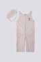 Baby Boy Cotton Crew Neck Pigment Printed Summer Regular Fit Cream Baby Set Usb1162-B-V1