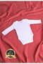 Premium 100% Organic Cotton Rib 3-Piece White Long Sleeve Baby Bodysuit Baby Bodysuit Set with Snap Fasteners - 6