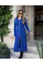 Dressify Women’S Fashion Women's Long Sleeve Front Zipper Imported Crepe Dress - 3