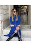 Dressify Women’S Fashion Women's Long Sleeve Front Zipper Imported Crepe Dress - 4