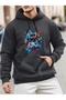 Men's Printed Hooded Sweatshirt