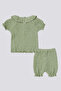 Baby Girl Khaki 2-Piece Baby Set - 2