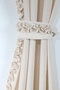 Natural Curtain Bohemian Double Wing with Drawstring Band - 6