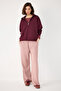 Sweatshirt with Half Zipper Modal - 4