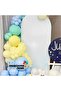 Balloon Set Macaron Blue-Yellow-White-Green 60-Piece Balloon Chain Set - 5